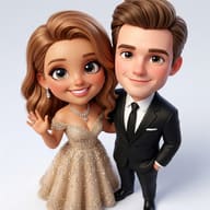 Chibi-Inspired Couple