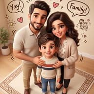 Cozy 3D Family Gathering