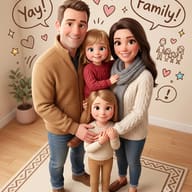 Cozy 3D Family Gathering