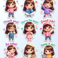 Chibi Girl Expression Pack