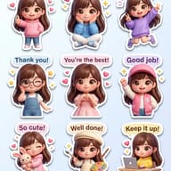 Chibi Girl Expression Pack