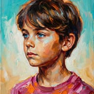 Impasto Portrait