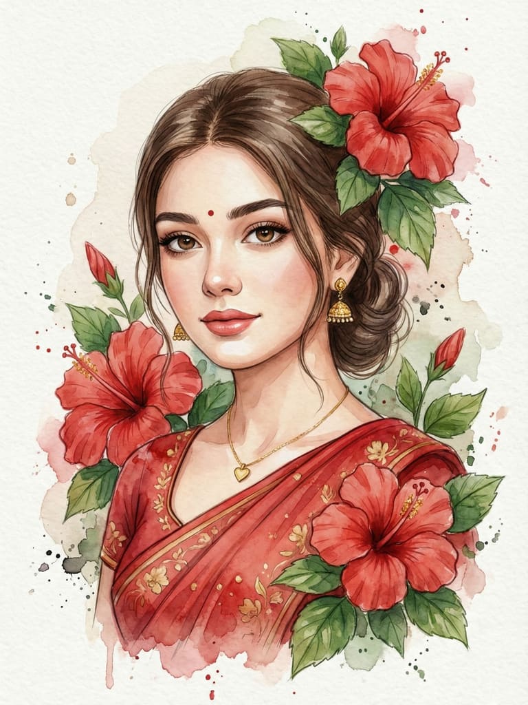 The Hibiscus Portrait