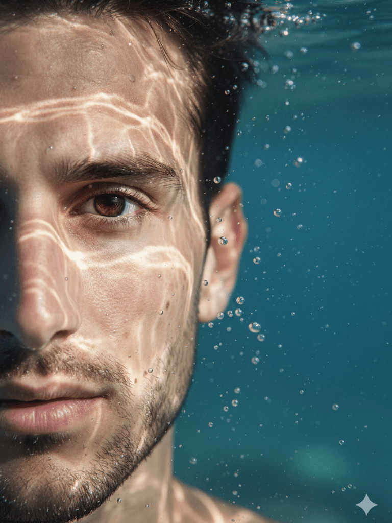 Underwater portrait