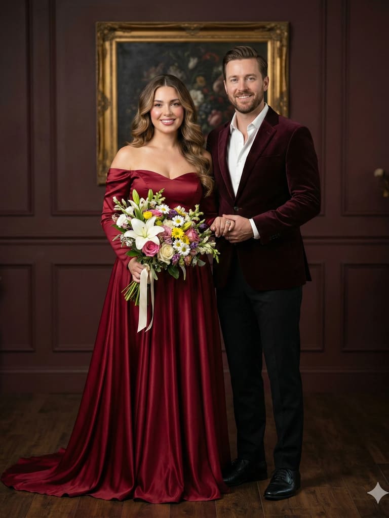 Velvet & Maroon