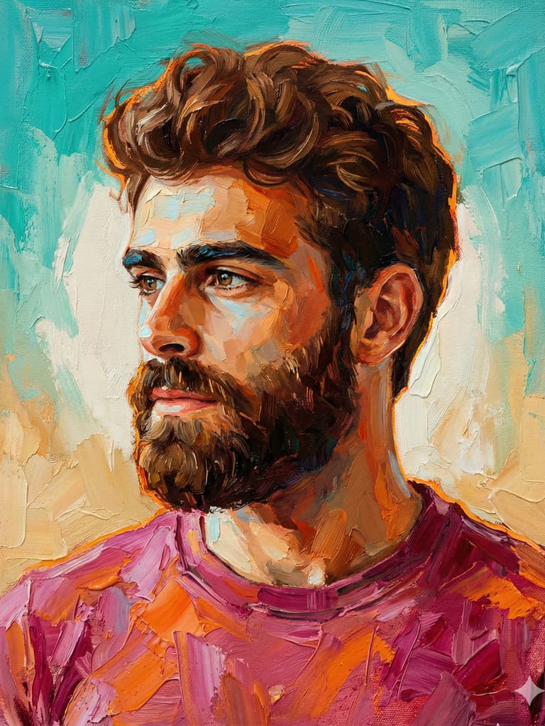 Impasto Portrait
