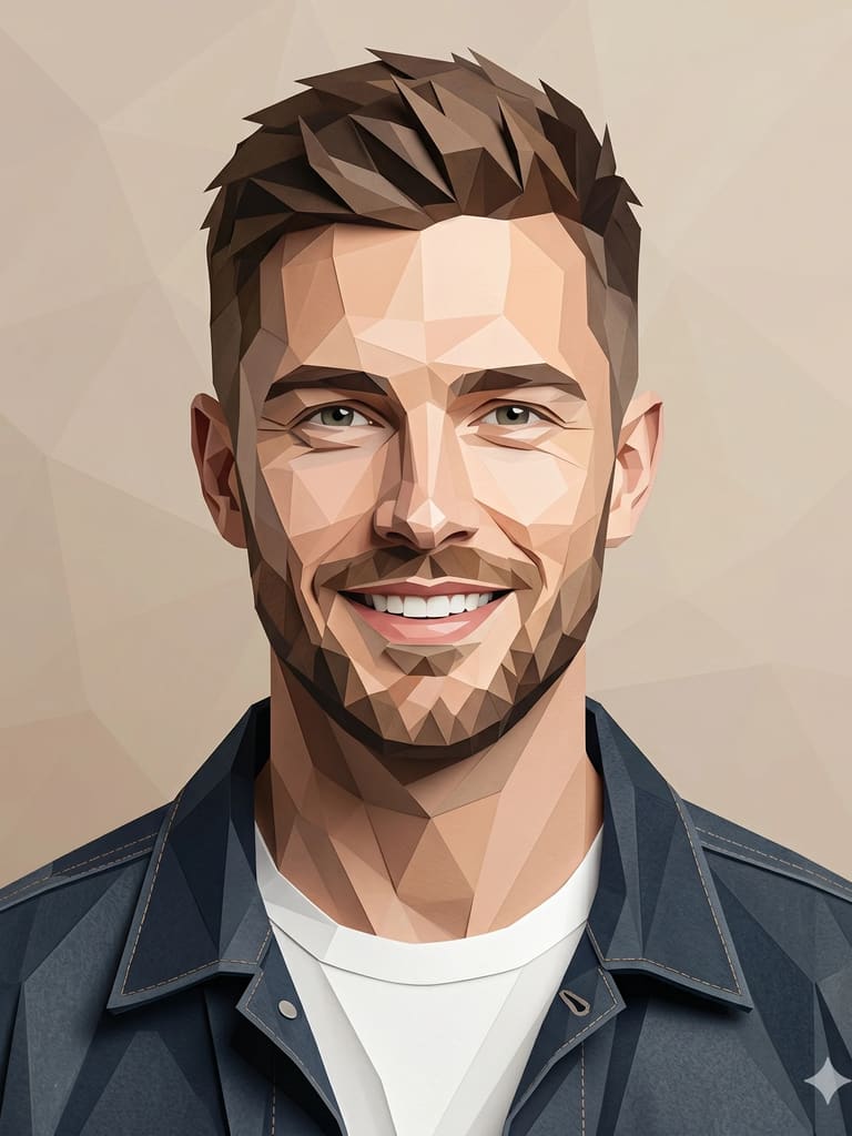 The Low-Poly Portrait