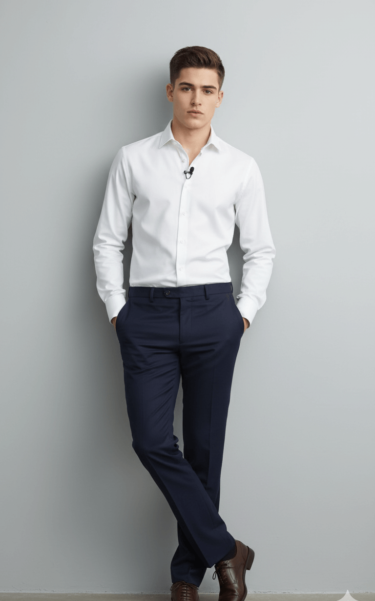 Casual and confident