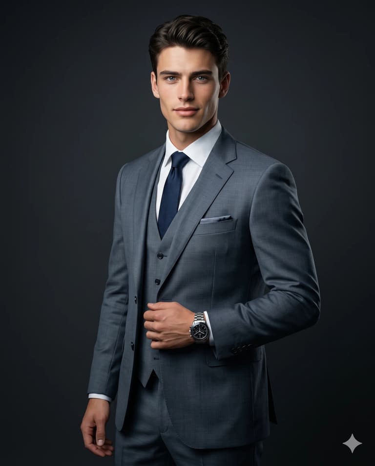 The Grey Three-Piece