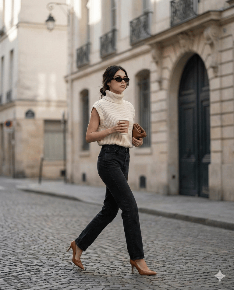Minimalist Autumn Stride